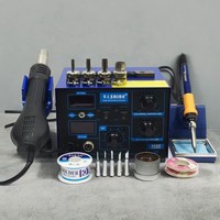 SAIKE 952D Heat gun welding table 2-in-1 Electric soldering iron welding mobile phone computer repair welding tool