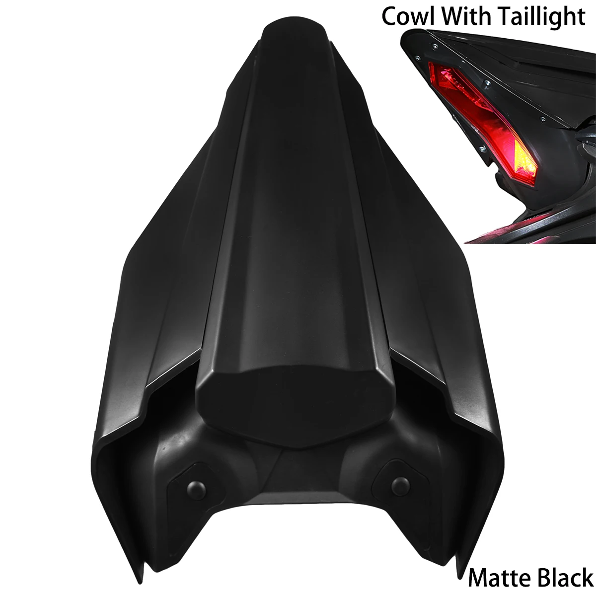 

Rear Matte Black Passenger Tail Section Fairing Cowl With Taillight For Honda CBR650R CBR CB650R 2019-2023