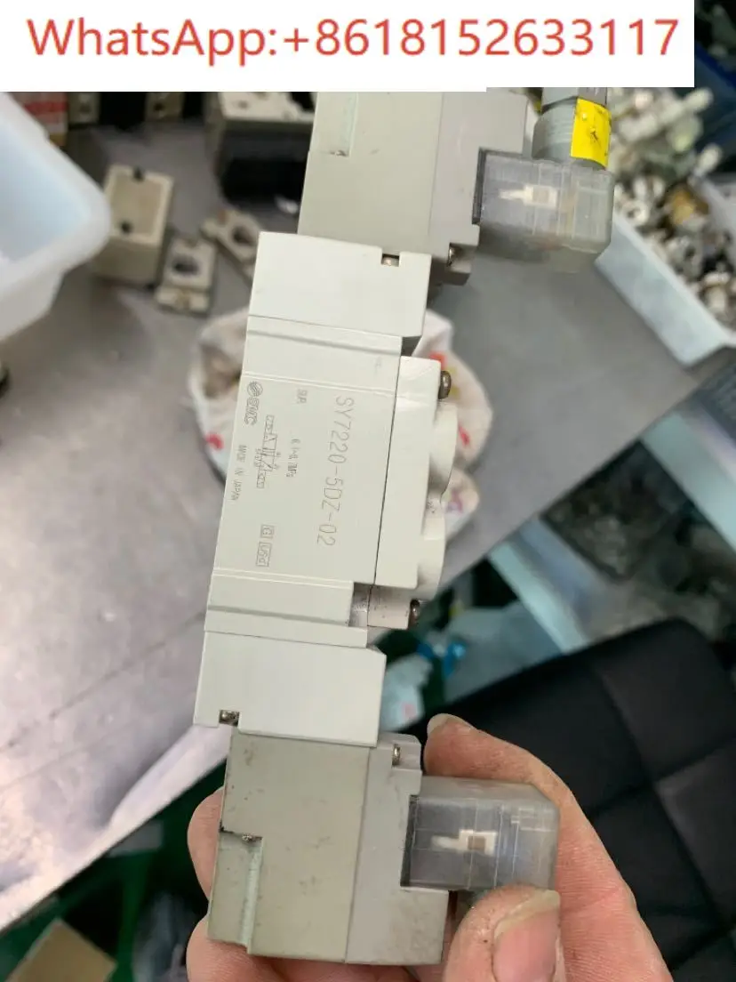 Б/у SY7220-5DZ-02 SY7120 7320 7420 7520, оригинальный электромагнитный клапан