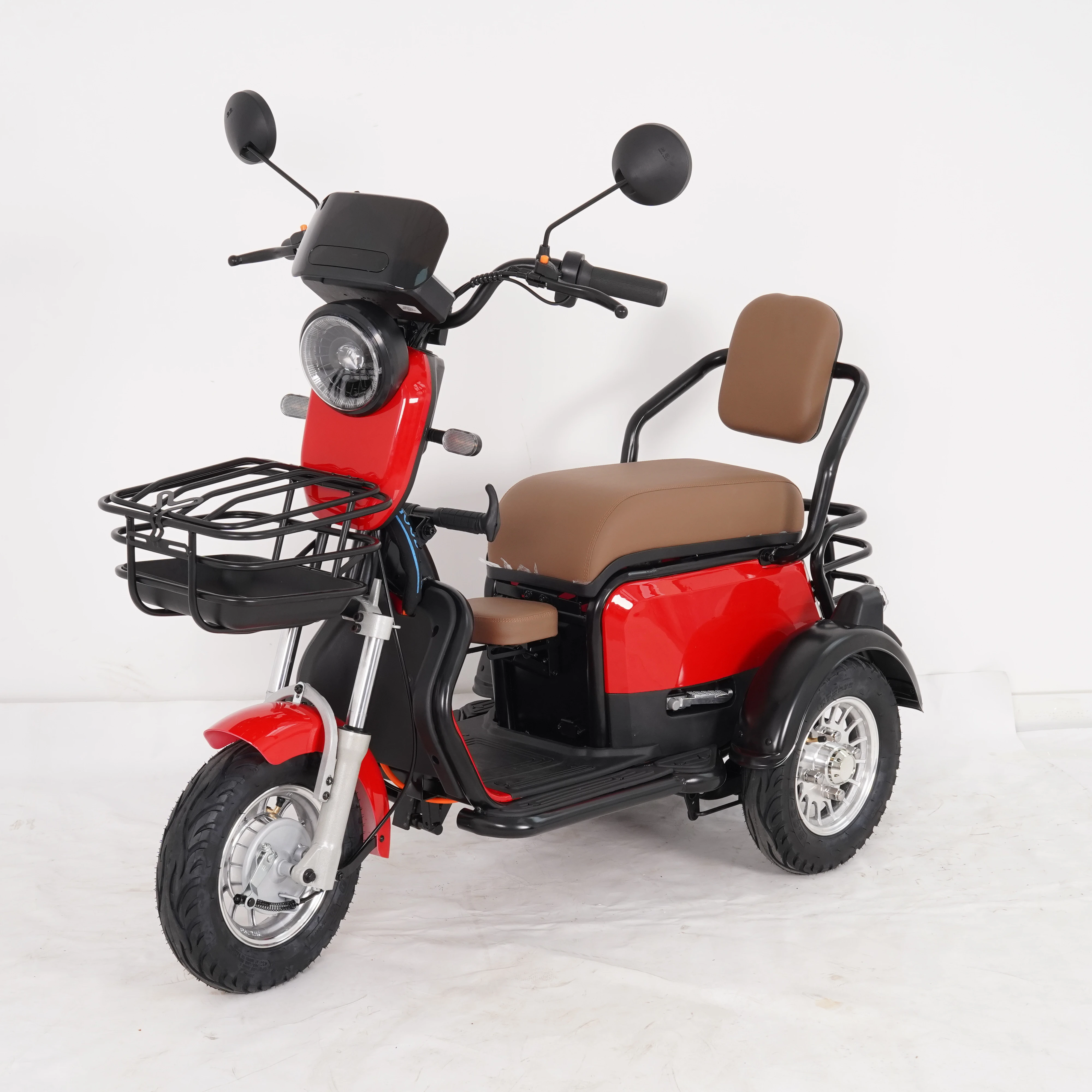 Multifunctional Electric Tricycle, 3-Wheel Multi-Purpose Family Cargo Trike