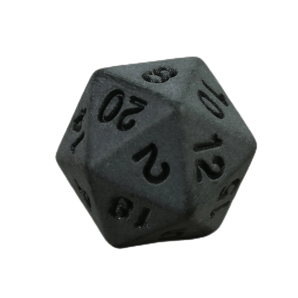 Deep Black Dice D4, D6, D8, D10, D12, D20 10PCS Plastic for Board Game Entertainment