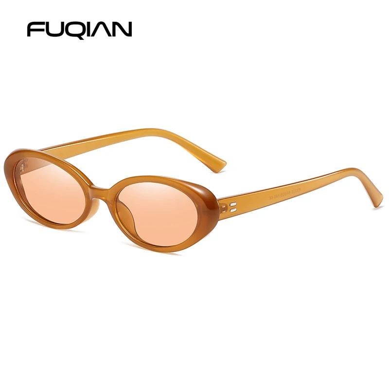 Luxury Cat Eye Sunglasses Women Retro Oval Black Sun Glasses Ladies Fashion Small Driving Shades Outdoor Eyeglasses UV400