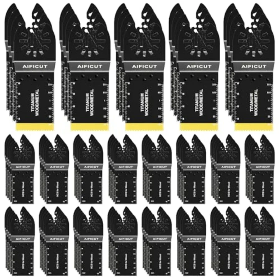 

pcs Oscillating Saw Blades Universal Wood Multitool Blades Quick Release Oscillating Tool Blades Kits Fit Porter Cable Black an