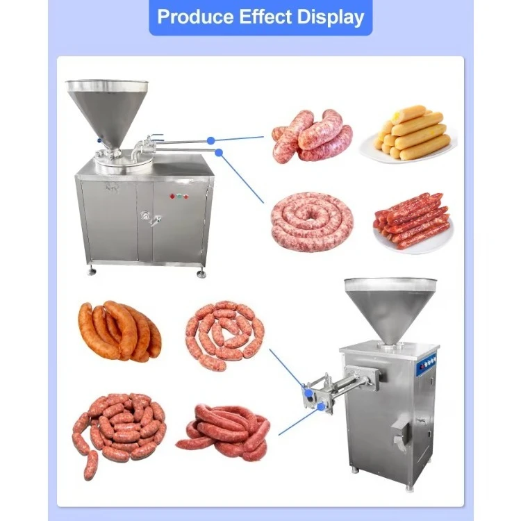 Fully Automatic Pneumatic Quantitative Enema Machine Red Sausage Continuous Sausage Extrusion Machine Sausage Filling Machine