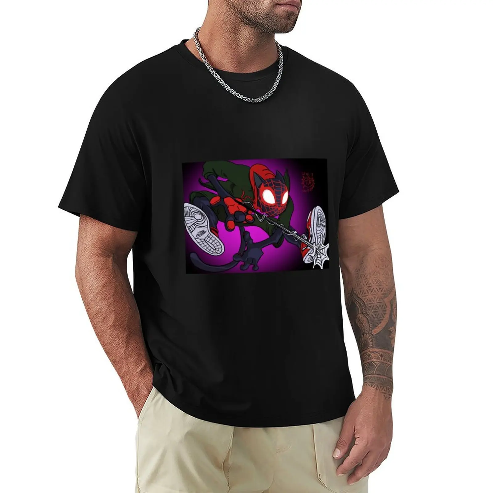 

Meows Morales “Thwip!” T-Shirt anime tops plain t shirts men