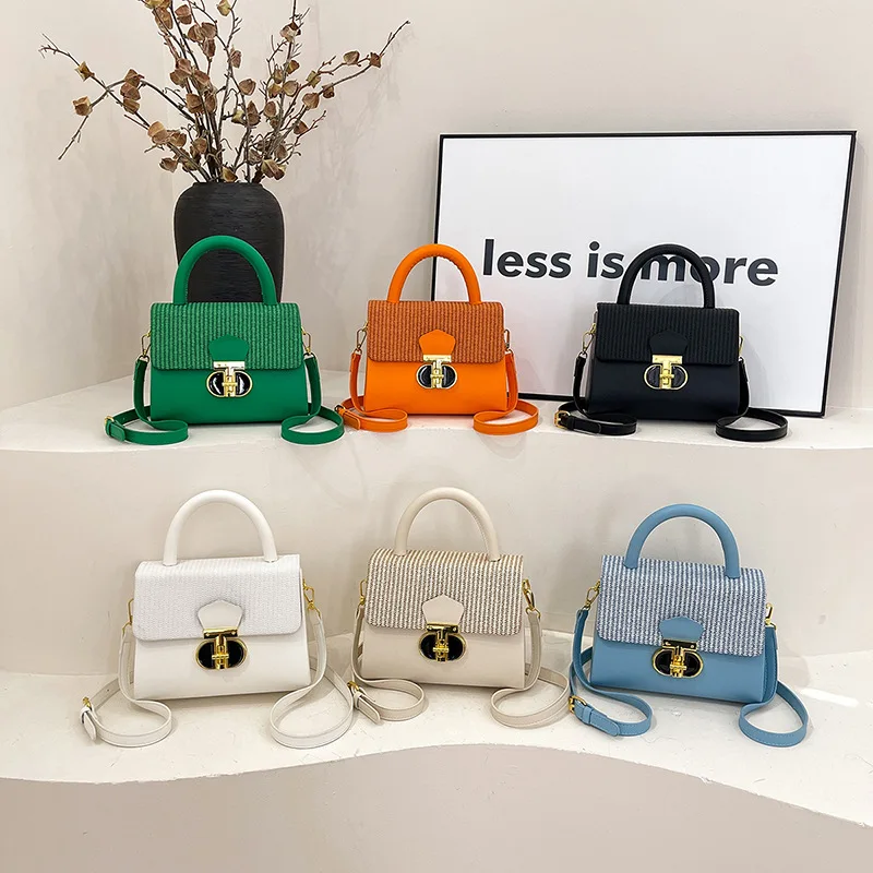 

2025 New Women's Patchwork Tote Bags, Chic Adjustable Strap Crossbody Purse, Versatile Shoulder Bag for Work & Commute