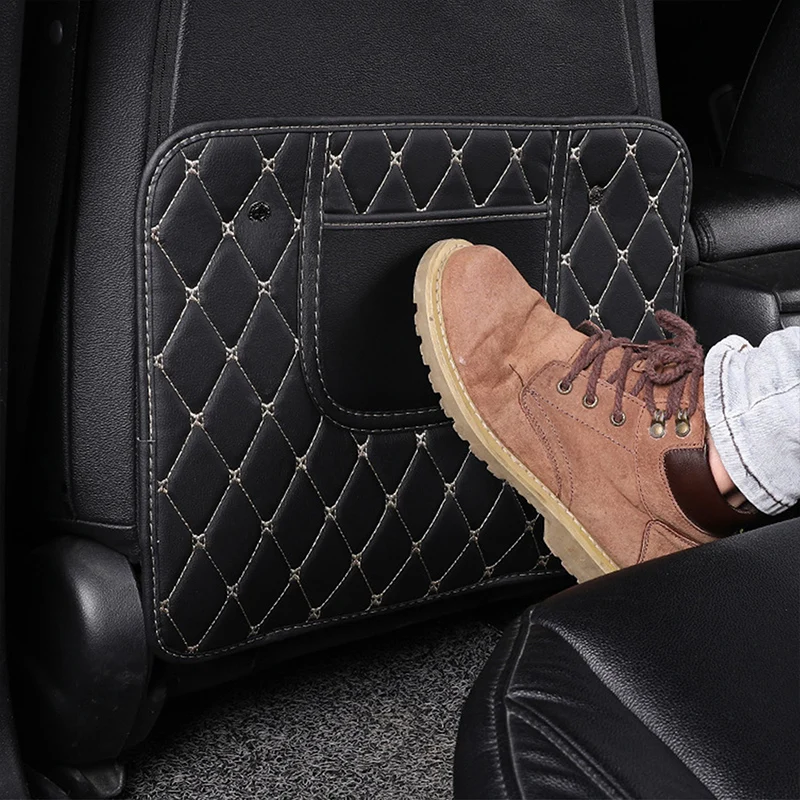 For Rover 75 45 25 200 400 mars Tourer TF Metro P5 Streetwise Car Seat Back Anti Kick Pad Leather Scratch Mat Car Accessories