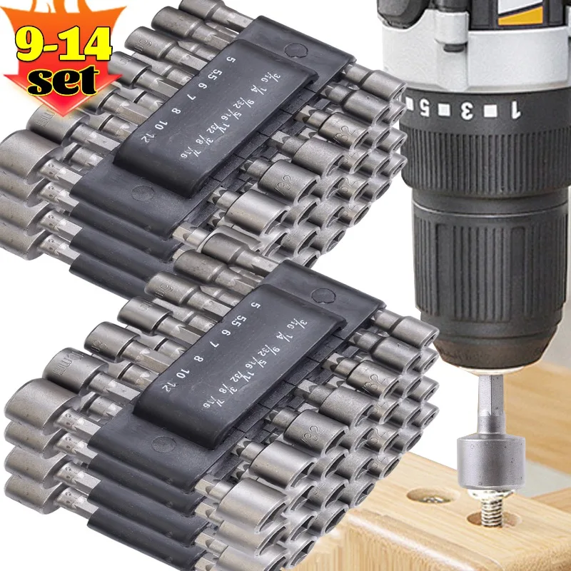 

Powerful Socket Inner Hexagonal Wrench Hexagon Nut Driver Drill Bit Handle Screwdriver Socket Bit Impact Bolt Rod Hand Adapter