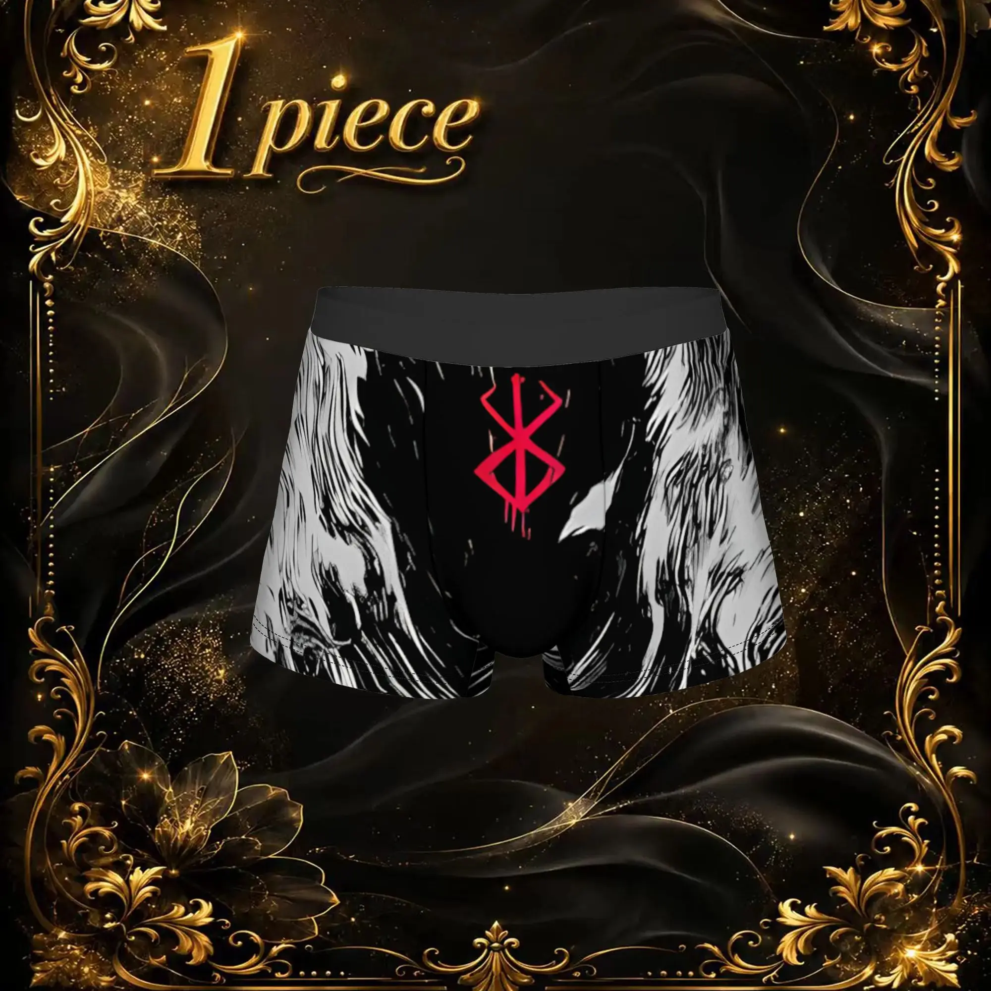 1pc Popular Berserk Aesthetic Anime  boxers  Novelty Panties Men's Underwear Comfortable Shorts Boxer Briefs