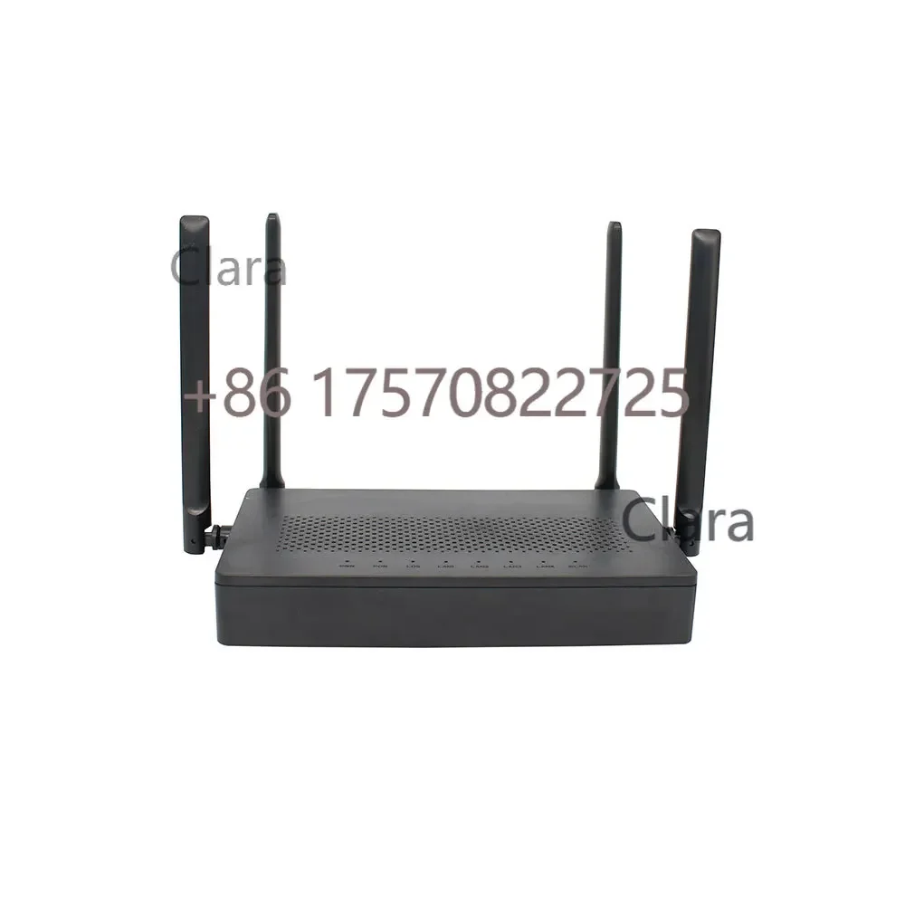 High quality  AX1800&AX3000 Dual band XPON ONU 4GE+1POTS 5G WIFI6  optional wifi router fiber optical equipment ftth xpon onu