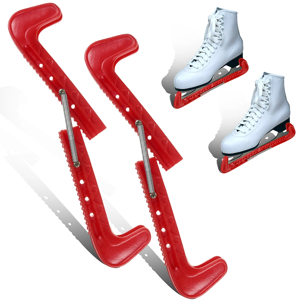 2 قطعة غطاء أحذية تزلج قابل للتعديل شفرة Guar واقية الحرس الرياضة شفرة الجليد سكين هوكي الجليد الشكل سكيت المشي شفرة #2