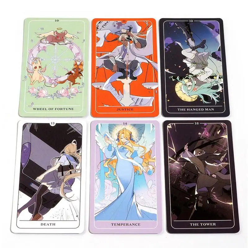 Tarot Deck Game Genshin Impact Tarot Card Yae Miko Raiden Shogun Kaedehara Kazuha Playing Card Cosplay Props Anime Tarot Card