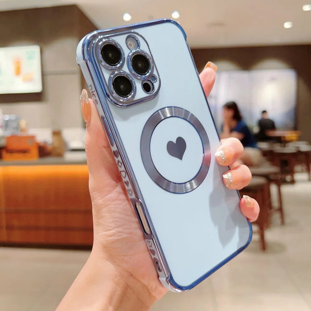 الجانب القلب تصفيح جراب هاتف آيفون 17 الهواء 16 15 14 زائد 13 12 برو ماكس 16e 17Air 16Pro ماكس غطاء عدسة للصدمات الوفير #3