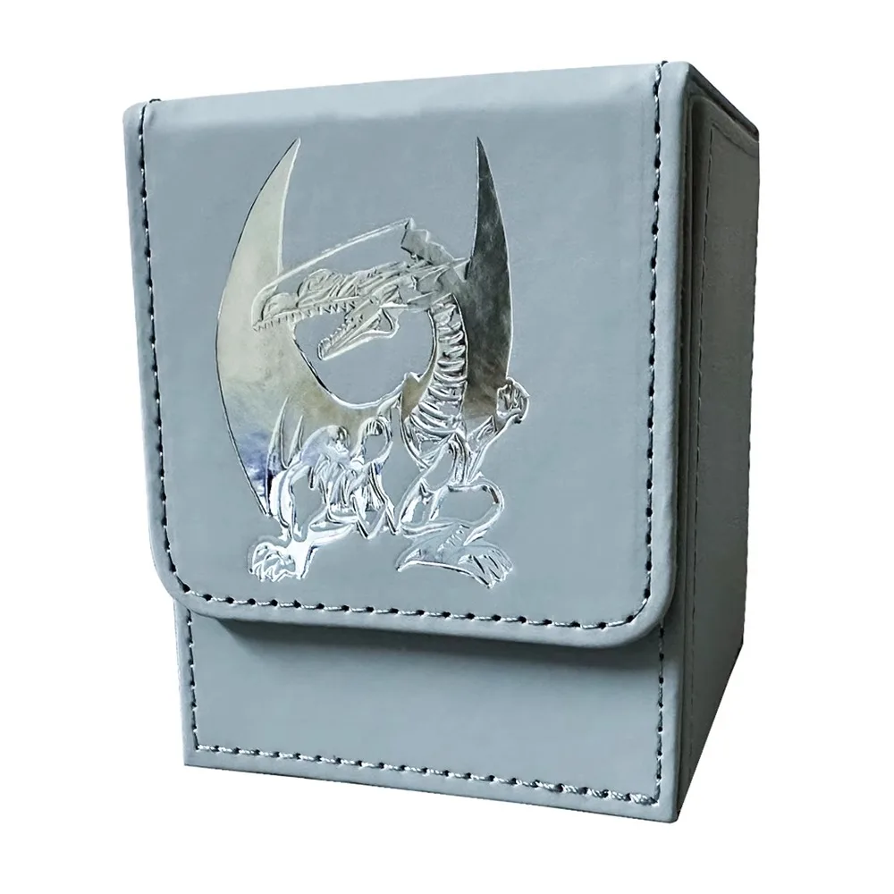 Yu Gi Oh Kuriboh Blue-Eyes White Dragon Millennium Puzzle Card Box Anime Classics Game Collection Cards Storage Box Toy