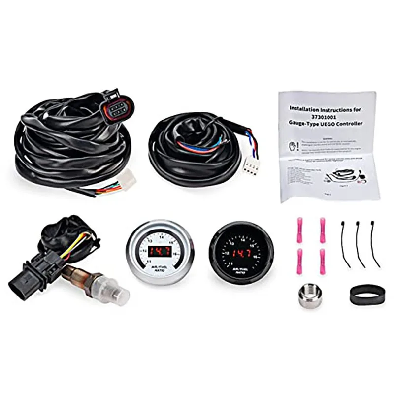 52mm AFR O2 UEGO Wideband Air Fuel Ratio Gauge Kit 30-4110 LSU 4.9 Lambda Probe Sensor 0258017025 WideBand Oxygen Sensor