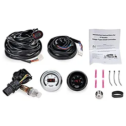 Kit de medidor de relación de combustible de aire de banda ancha, Sensor de sonda Lambda 4110, 52mm AFR O2 UEGO, 30-4,9 LSU 0258017025, Sensor de oxígeno de banda ancha