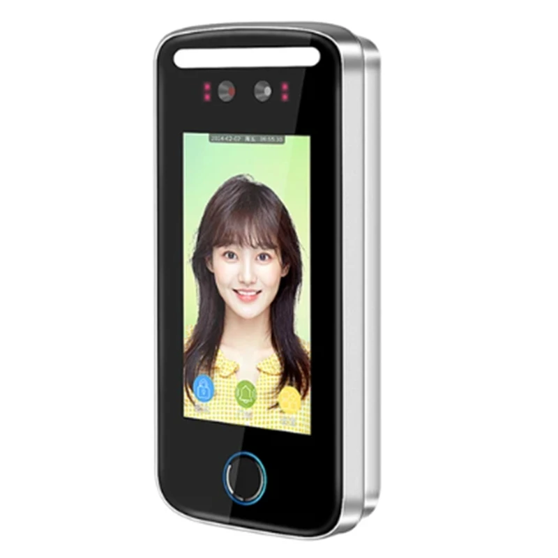 

Tuya Wifi AI Dynamic Face Recognition Reader Attendance Terminal 5000Face TCP IP 5Inch Screen 125Khz IP54 Waterproof