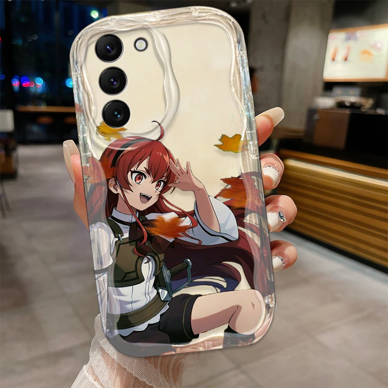 Anime Mushoku Tensei Cover For S21 S23 S24 Ultra Plus FE A55 A35 A25 A05S A54 A53 A52 A33 A32 Wave Oil Phone Case