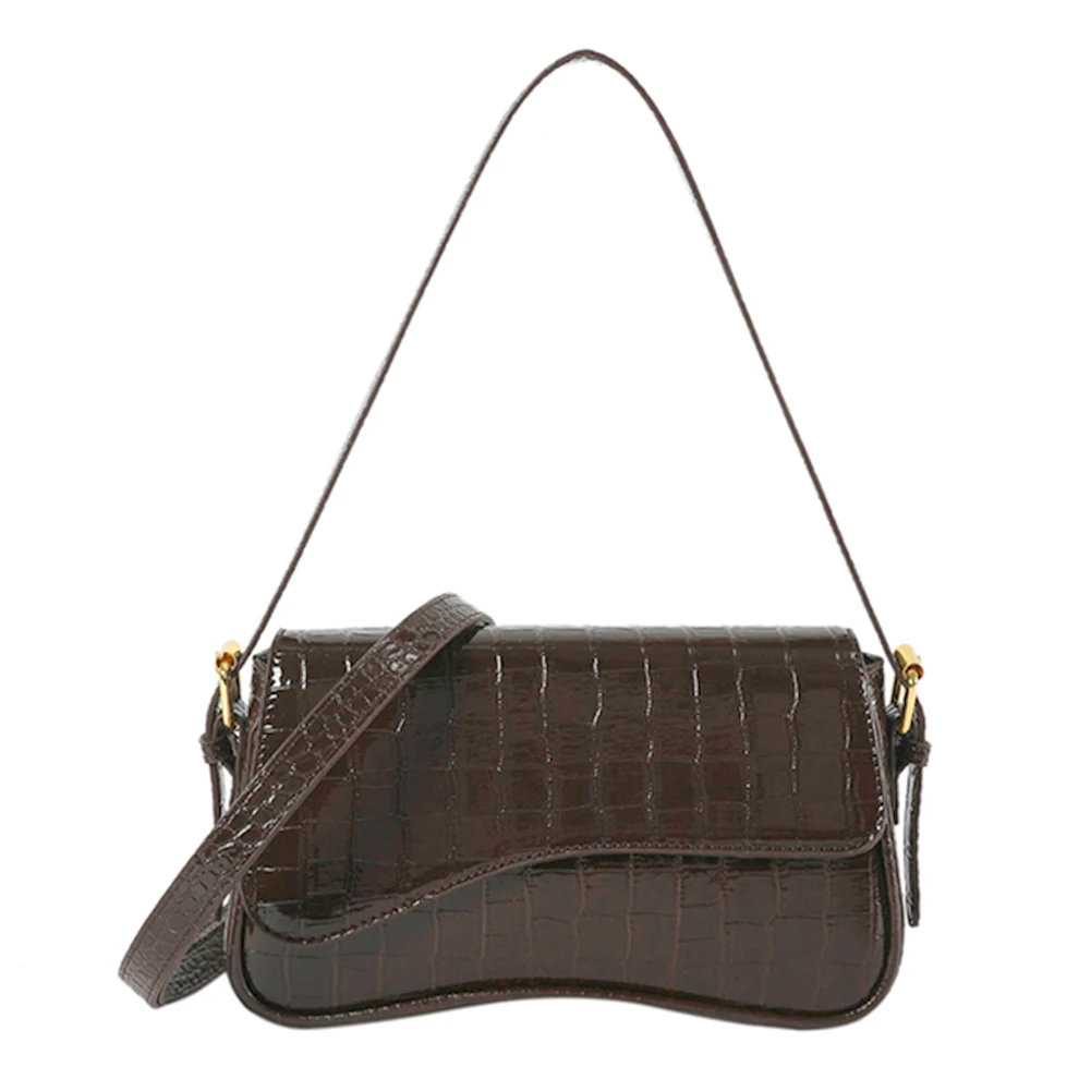 Bolso de hombro clásico con correa ajustable para mujer, versátil, de cuero PU de gran capacidad, monederos pequeños que combinan con todo