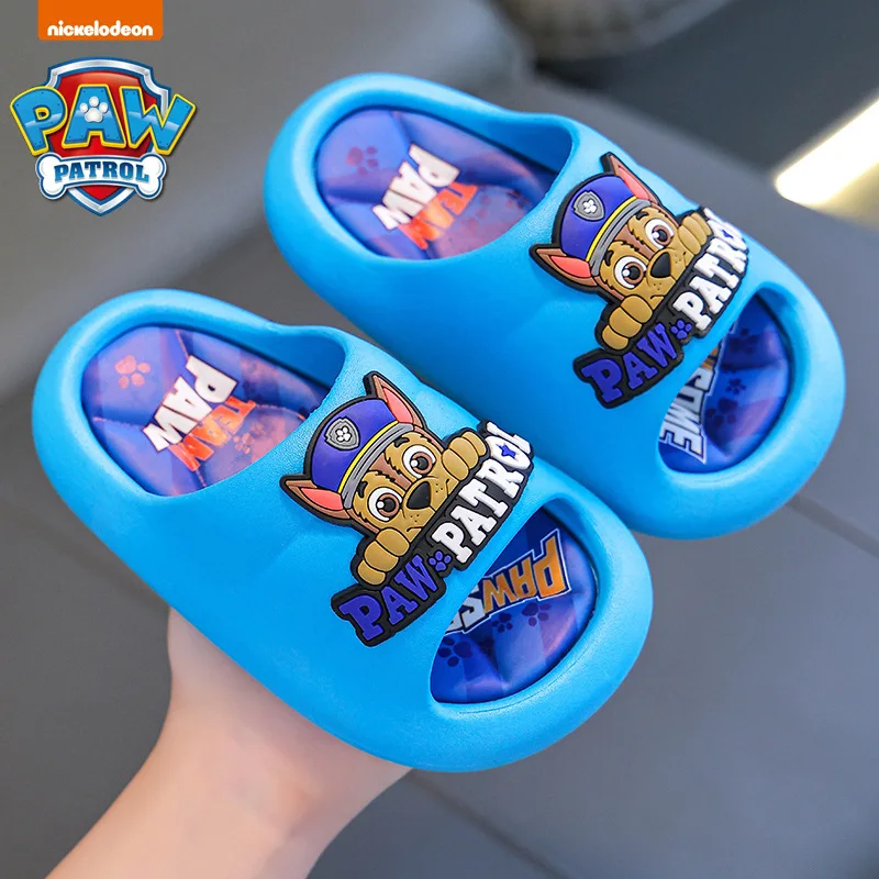 Paw Patrol Children Slippers Kids House Shoes Cartoon Chase Beach Sandals Baby Girls Summer Indoor Household Non-slip Slippers