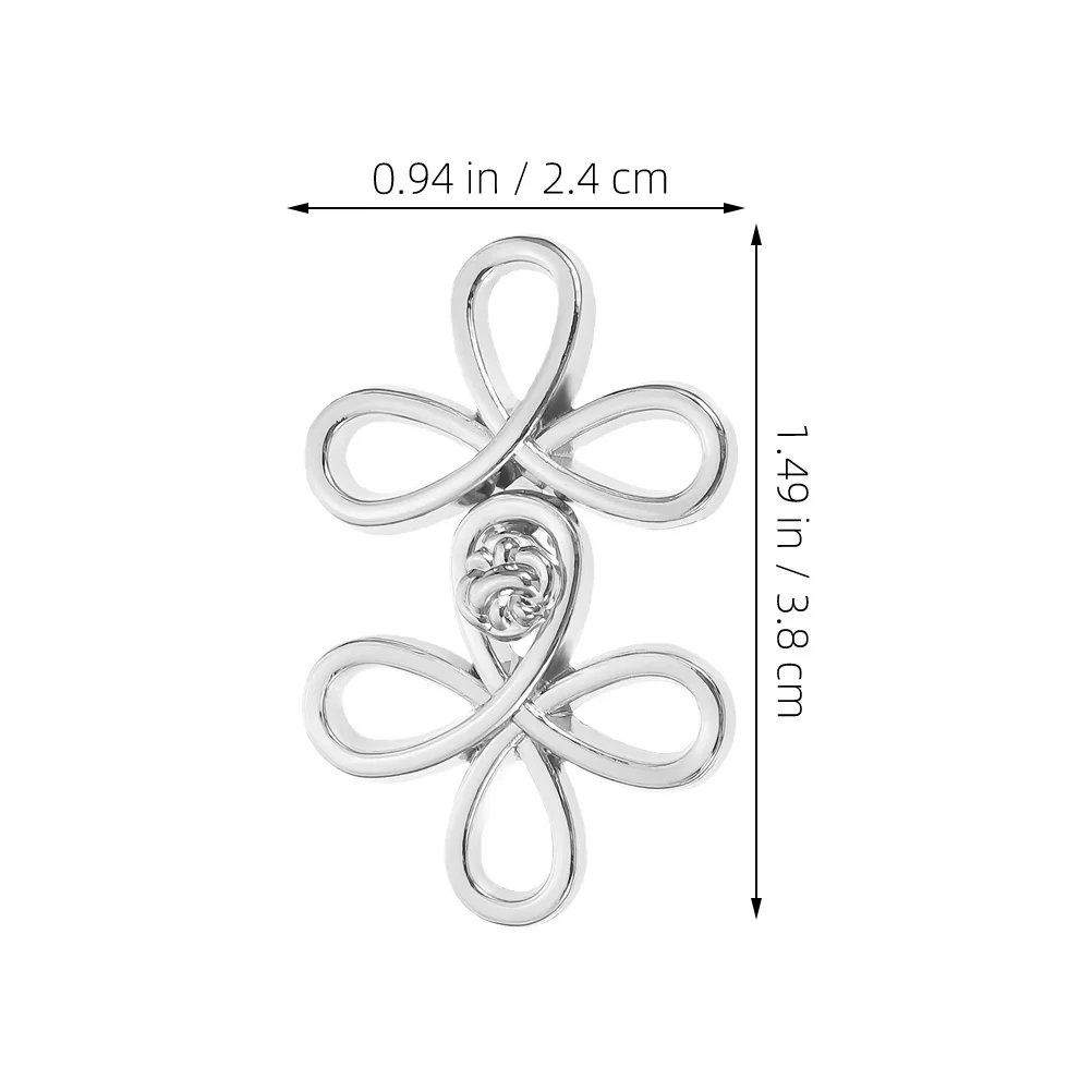 أزرار تبديل معدنية عتيقة أبازيم معطف الرجعية لخندق معطف سترة شال التفاف Diy بها بنفسك الملابس والاكسسوارات #5