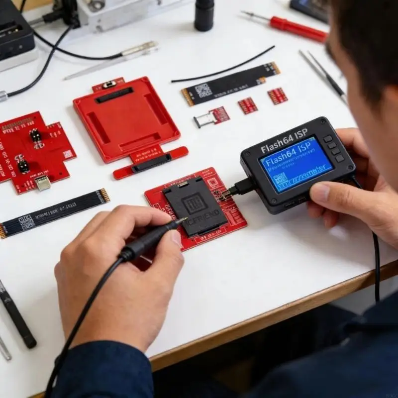 

Stable ISP Programming Set for Flash64 Chip with UFS 2.0 to 3.1 Compatibility Featuring Five Point Positioning System 896C