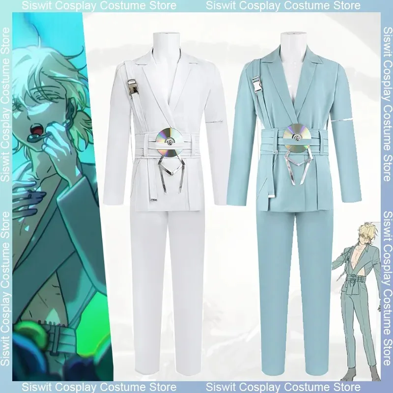 

Anime ALIEN STAGE Luka R7 Cosplay Costume White Suit Accessories Full Set Idol Performance Uniform Party Carnival Suit Outfits