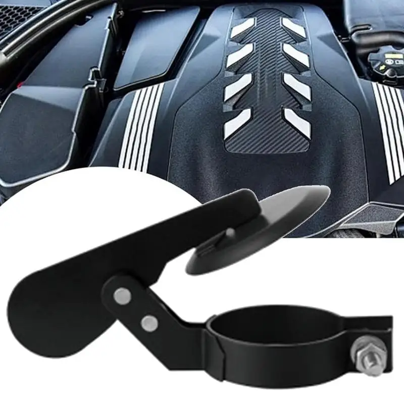 Imagem -04 - Black Carbon Steel Exhaust Rain Caps Multiuso Resistente ao Desgaste Rainproof Tractor Exhaust Flapper