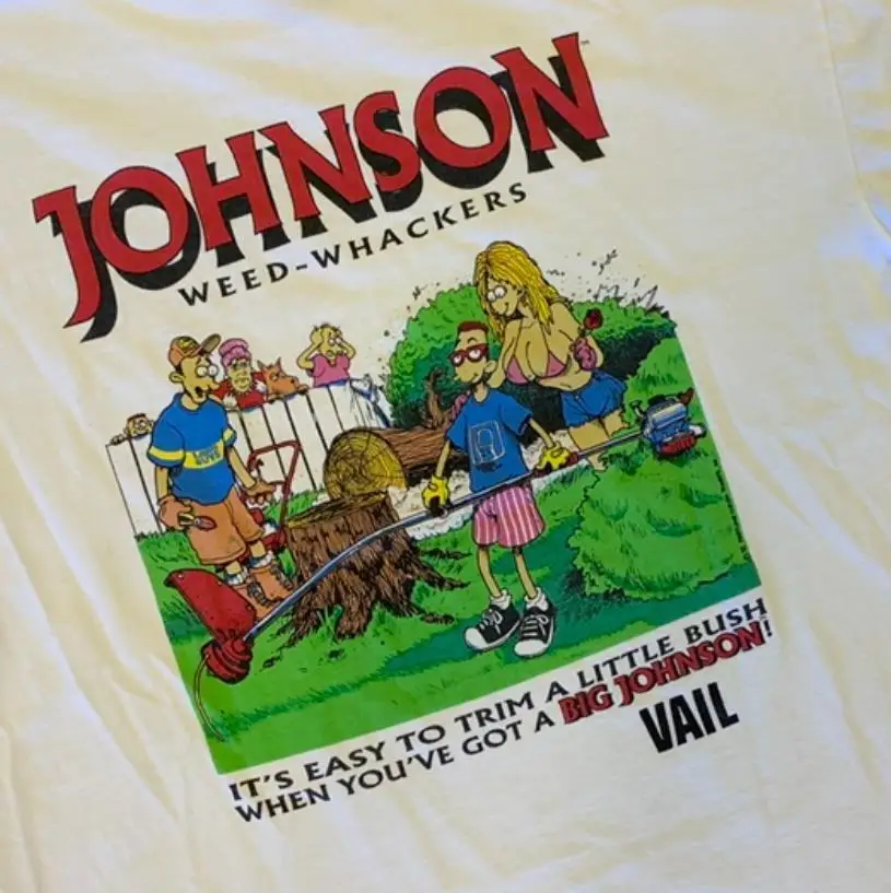 

Big Johnson T shirt, White t shirt, new vintage shirt new- July gift, new