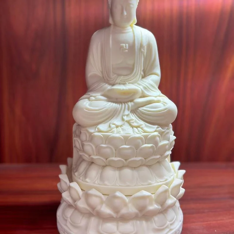 

Ivory Nut Vairocana Holy-Water Vase Guanyin Statue Decoration Home Decoration Living Room Entrance Crafts Crafts