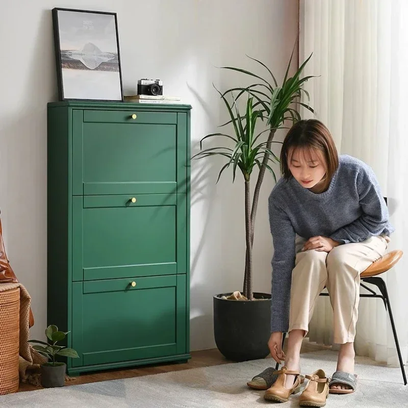 

Shoerack Cabinets Living Room Cabinets Furniture Tipping Bucket Solid Wood Shoe Cabinet Home Furniture Shoe Rack Shoes Organizer