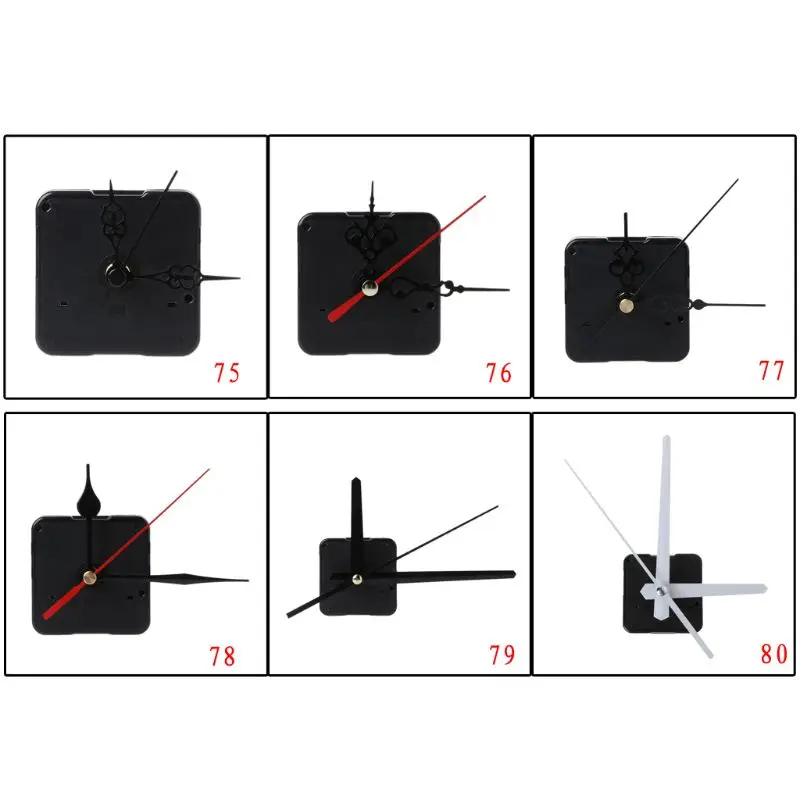 DIY Clock Movement Mechanism Hands Wall Repair Tools Parts Silent Set