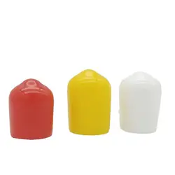3colors 8mm Rubber cover Rubber Covers Dust Cap for RCA socket connector metal tubes 99pcs/lot