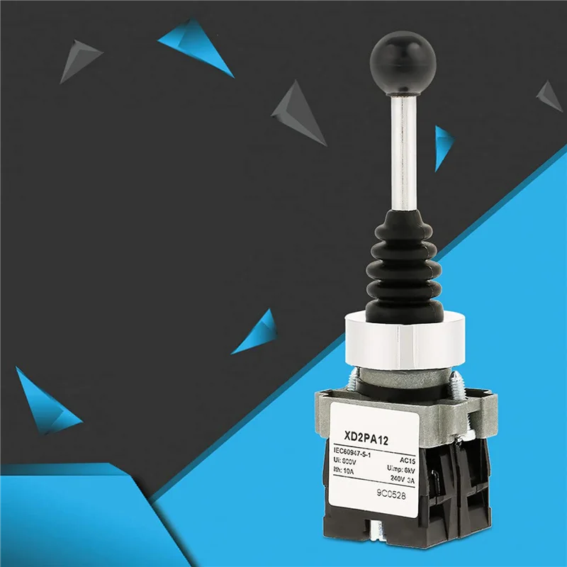 

ABCA-2X Джойстик-переключатель XD2PA12 AC3000V Крестовой переключатель Двойной самоблокирующийся переключатель 2 однорычажные переключатели