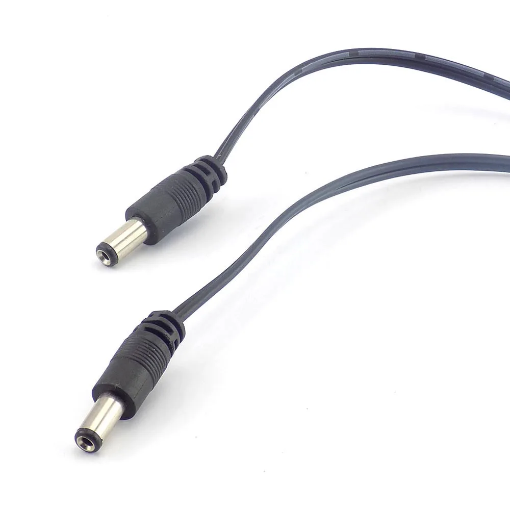 10pcs DC Power Cable DC Male Adaptor Power Supply Plug 5.5mmx2.1mm Jack Cable for CCTV Camera Security led strip light L19
