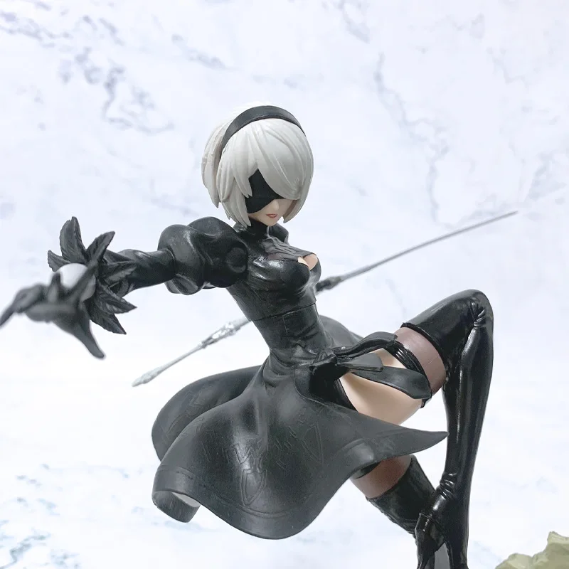 24cm artfx j nier automata yorha no.2 tipo b anime menina figura nier: automata ver1.1a 2b/9s/a2 figura de ação sexy modelo boneca brinquedos