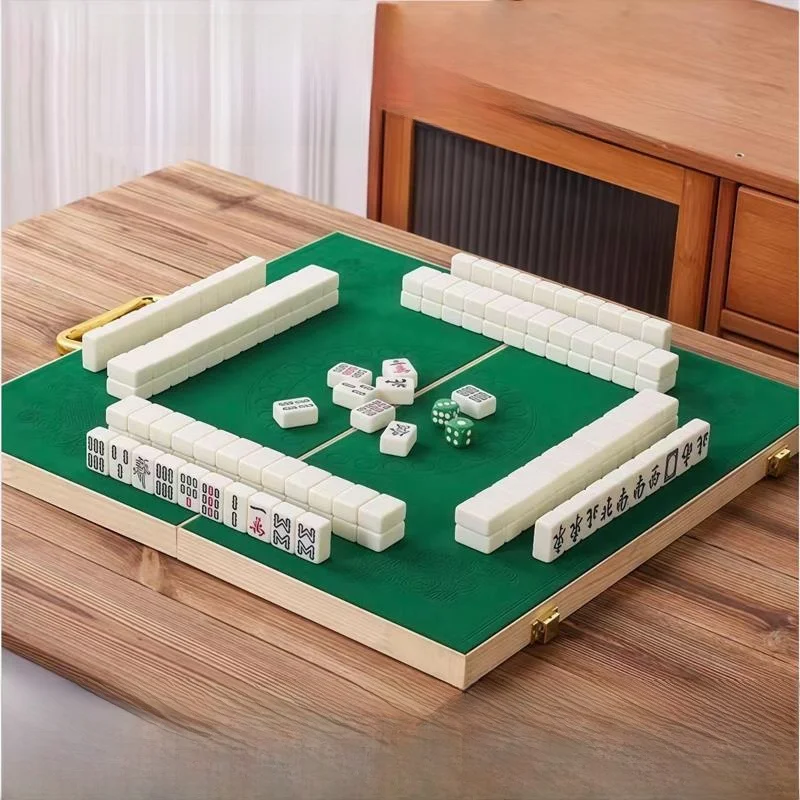 portable-travel-mahjong-set-outdoor-camping-entertainment-kit-automatic-mahjong-table-compact-foldable-mahjong-tiles