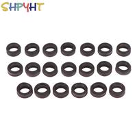 20PCS 1/64 Tire Skin Car Model Scene Accessories DIY Black Tire Wheels Car Model Scene Accessories 8*12*5mm Children Boy Toy