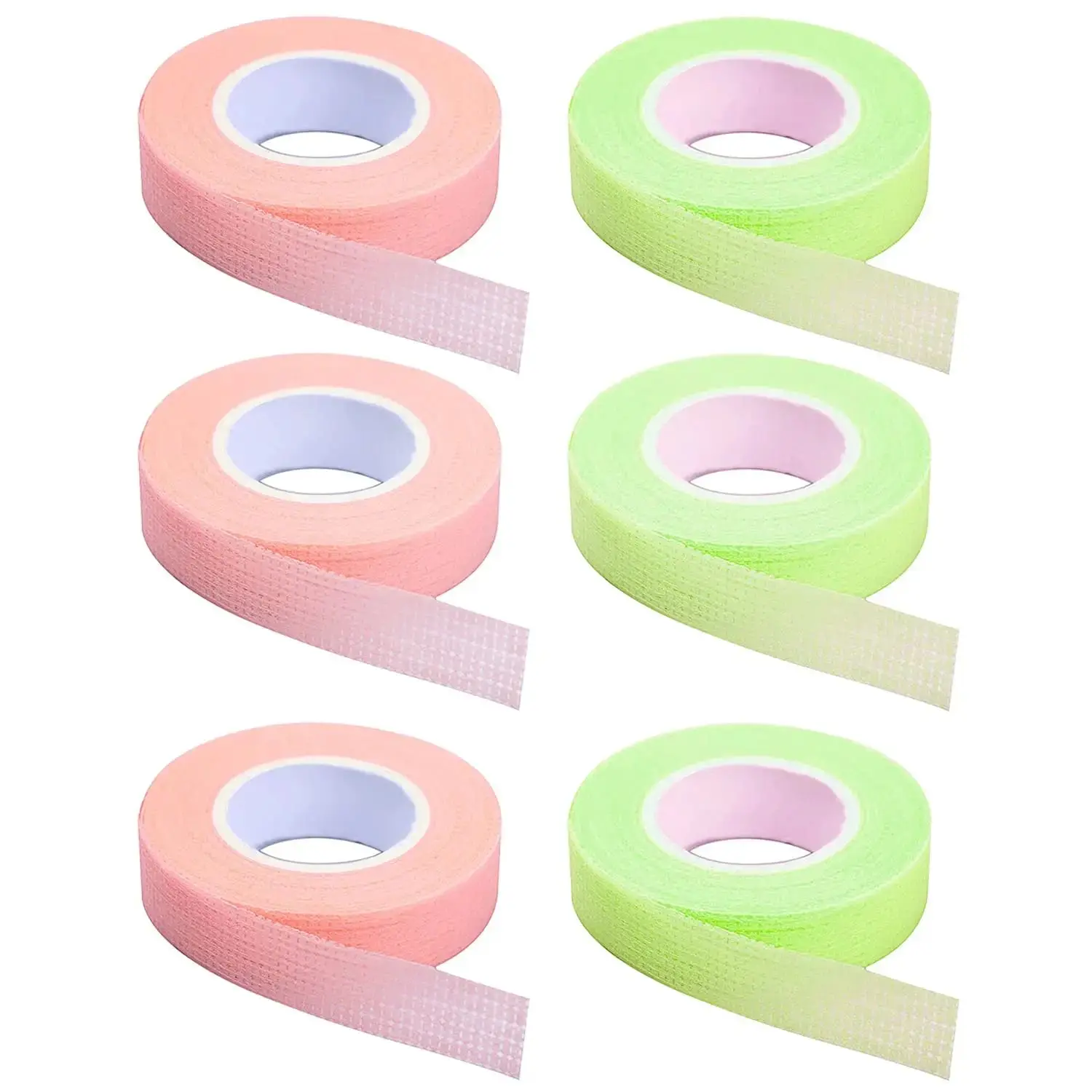 5pcs Eyelash Extension Tape Makeup Breathable Easy to Tear Micropore Tape Professional Grafting False Lashes Tools 0 Stimulation