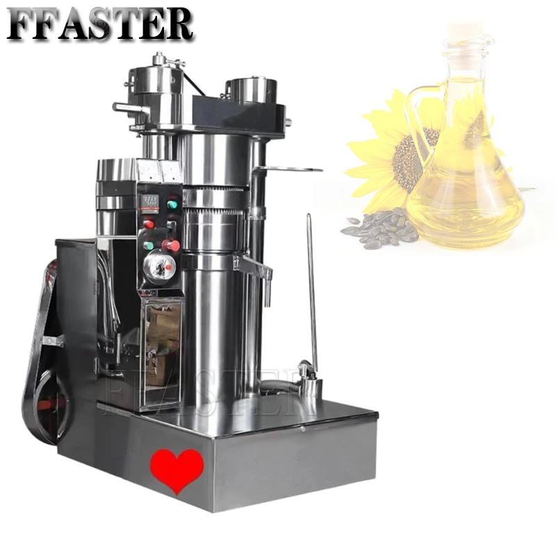 Electric Oil Extractor Automatic Oil Press Machine for Home & Commercial Use Sesame Canola Sunflower Seeds Peanuts Walnuts