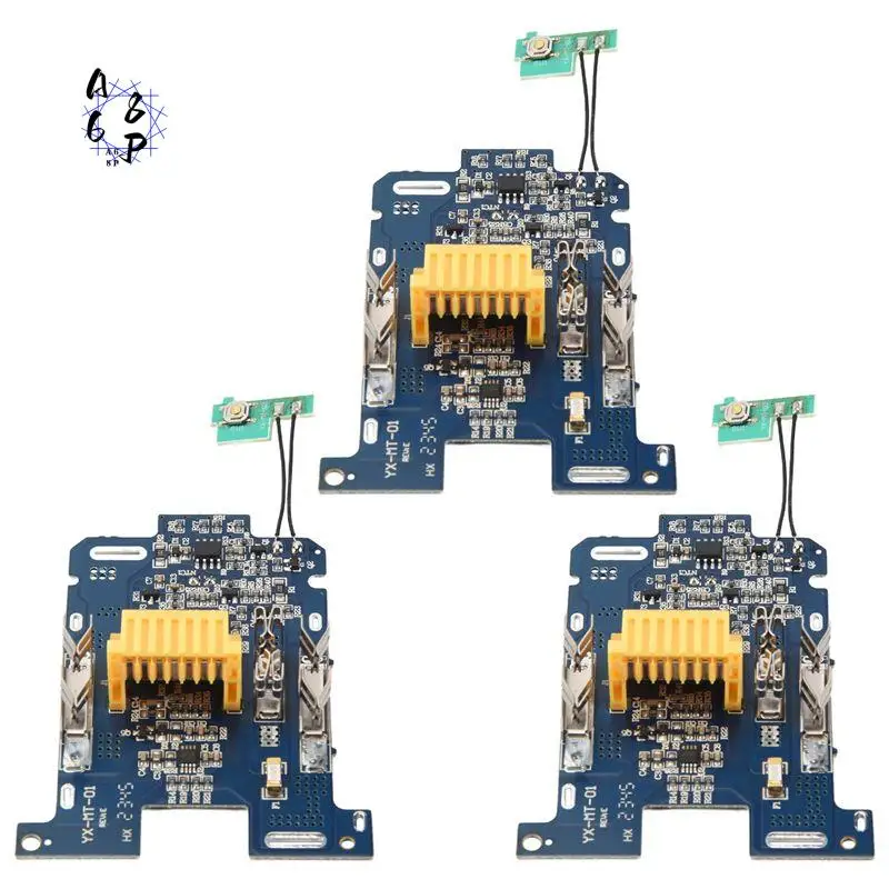 A68P-3Pcs BL1830 Li- Battery BMS PCB Charging Protection Board For 18V Power Tool BL1815 BL1860 LXT400 Bl1850