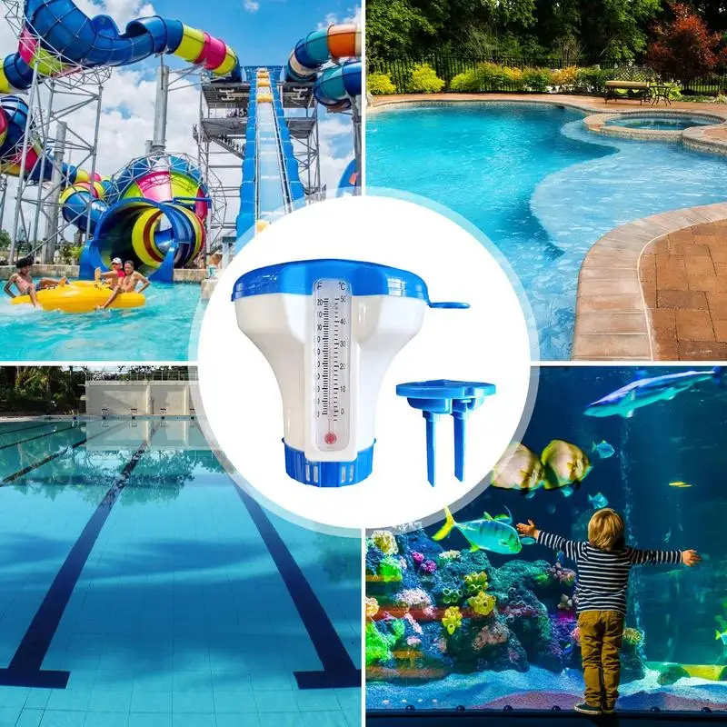 Swimming Pool Floating Chlorine Dispenser with Tablets Water Disinfection Purifier Automatic Applicator Sterilizer Pool Cleaner