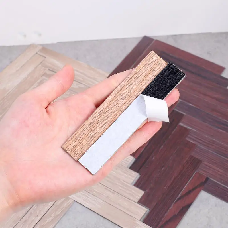 

Hot Sale 20Pcs 1/12 Miniature Dollhouse Wooden Floor Tiles Self-Adhesive Wood Grain Flooring Sticker 1/12 Doll House Floor Decor