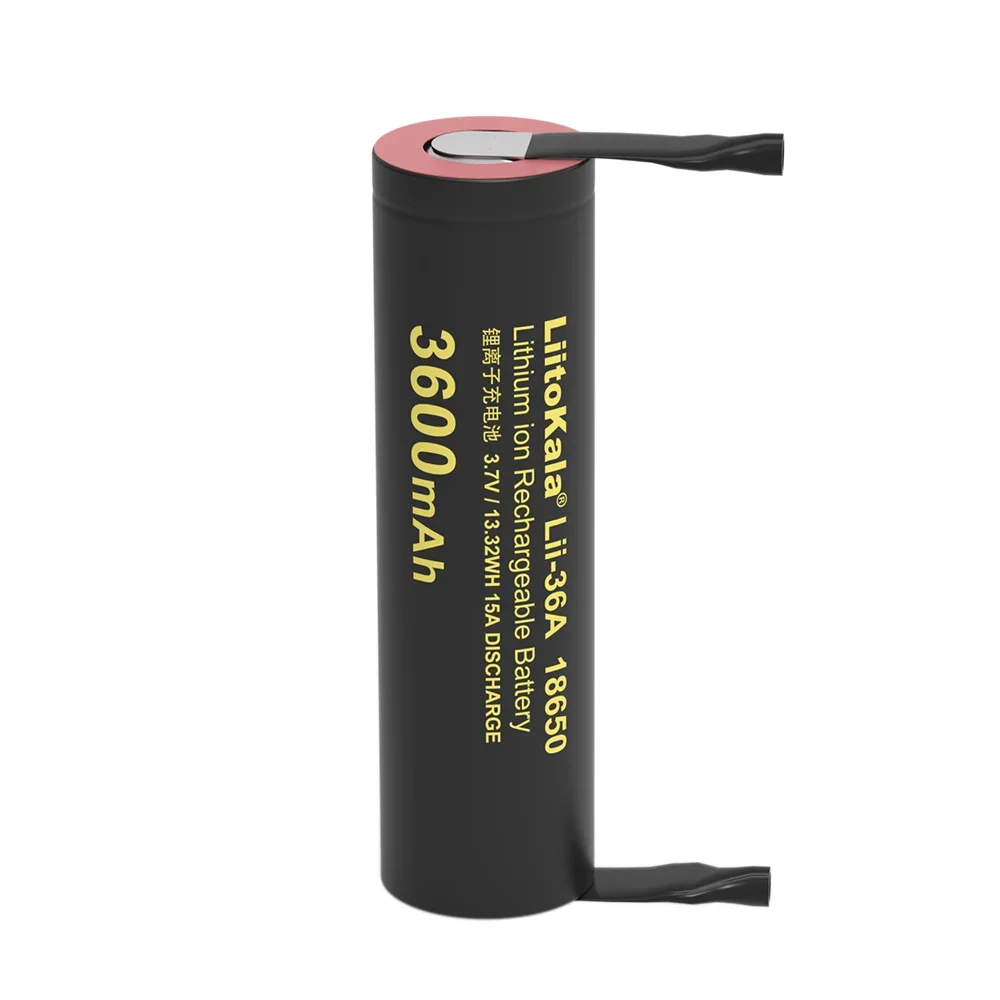 Liitokala 100% Nieuwe Originele Lii-36A 18650 Oplaadbare Li batterij 3.7 V 3600 mAh batterijen DIY Nikkel voor Mobiele power