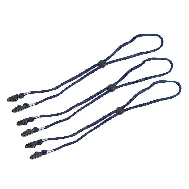 3PCS Windproof Hat Strap Outdoor Wind Clip Lanyard Rope Anti
