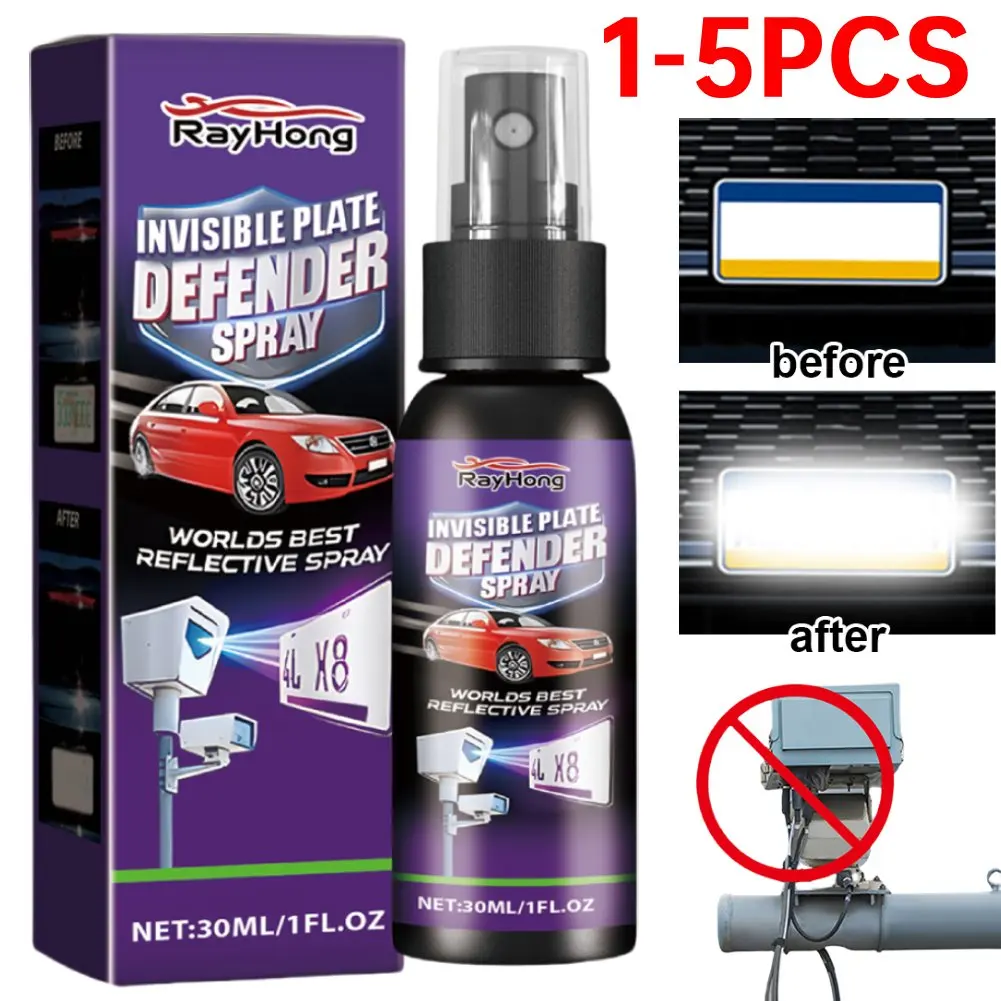 30ml Stealth Plate Defender Long Lasting Invisible Defence Sprayer Effective Plate Defender Spray for Interior & Exterior Use