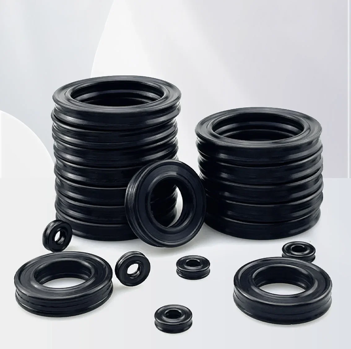CS 3.53mm Black NBR X-Ring Seals ID 4.34-456.06mm Four Lip Seal Ring Gaskets Oil Resistant and Waterproof