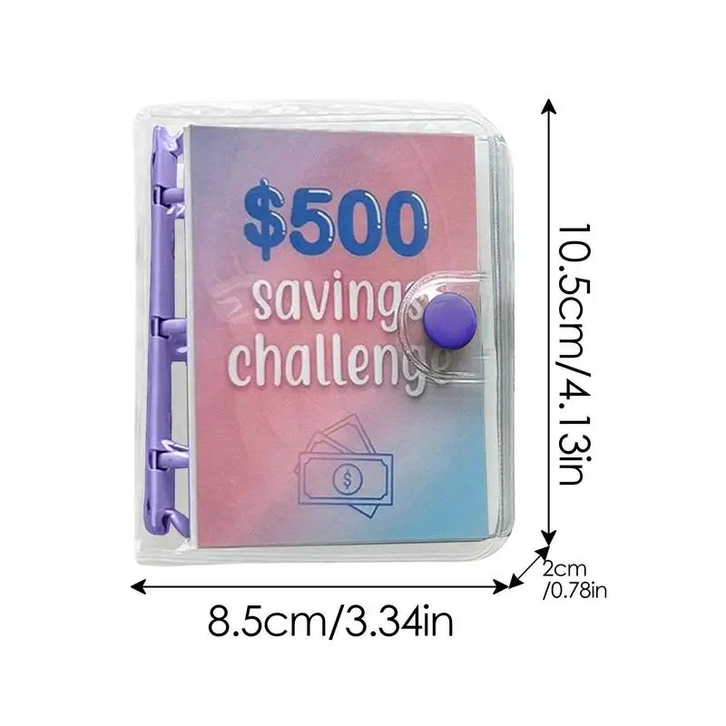 $1000 Budget Book with Cash Envelopes Reusable Savings Challenge Binder Fun Money-Saving Organizer Cash Stuffing And Savings