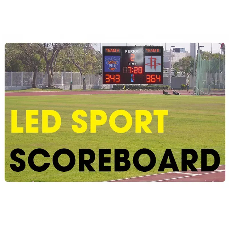 IP53 Waterproof Outdoor LED Scoreboard LED Football Scoreboard Soccer Scoreboard For Sports Games