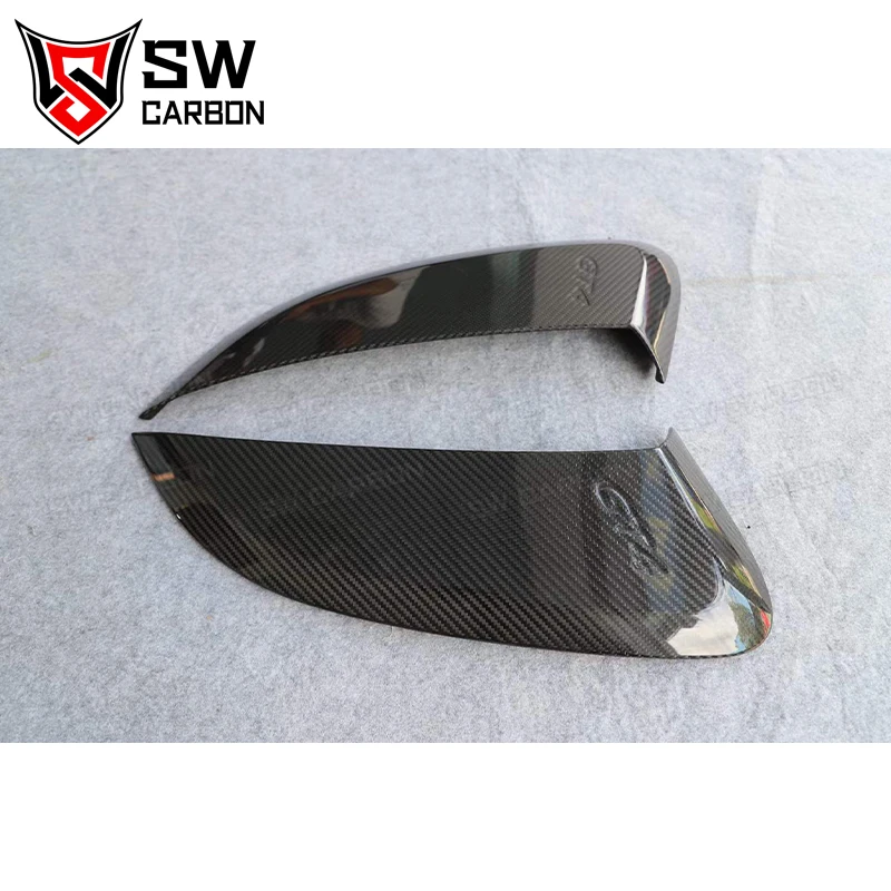 Carbon Fiber GT4 Style Air Vent Trim Cover Trim for Porsche 718 Cayman Bxoster 982 Car Door Side Fender Vents Trims Frame Cover